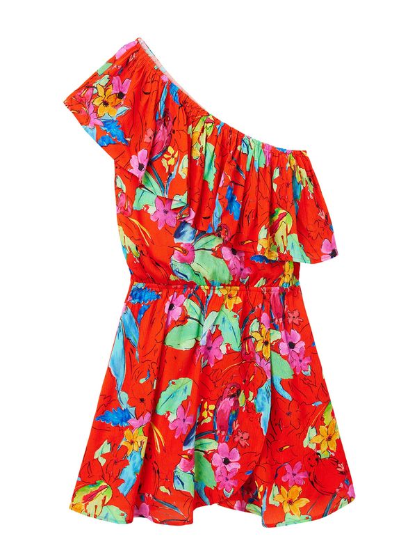 Desigual Desigual Рокля 'Monaco'  небесносиньо / пастелно зелено / орхидея / оранжево-червено