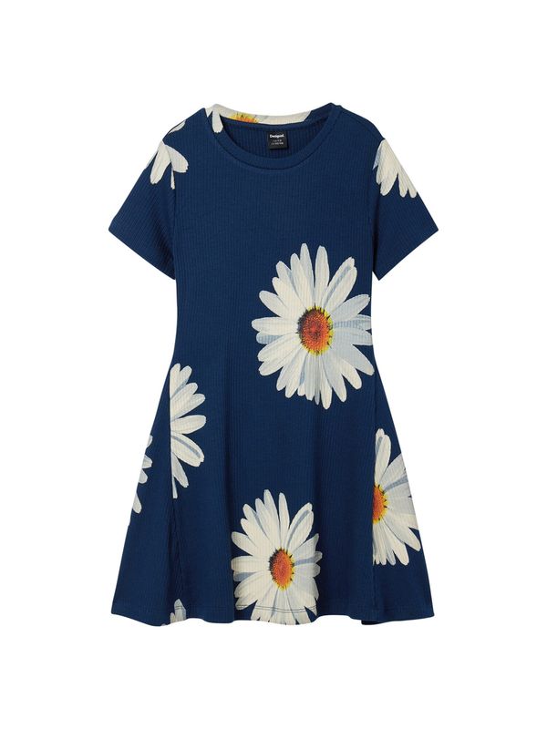 Desigual Desigual Рокля  нощно синьо / тъмножълто / бяло