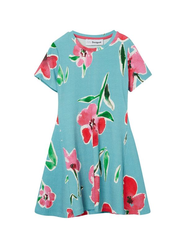 Desigual Desigual Рокля  синьо / зелено / розово / бяло