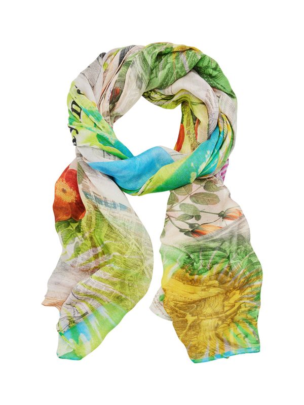 Desigual Desigual Шал  синьо / зелено / оранжево / бяло