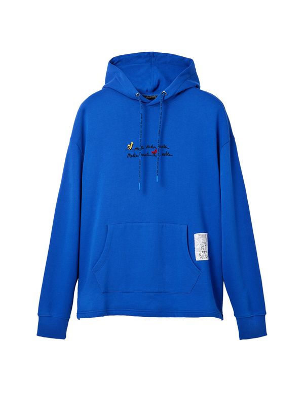 Desigual Desigual Суичър  кралско синьо / жълто / черно / бяло