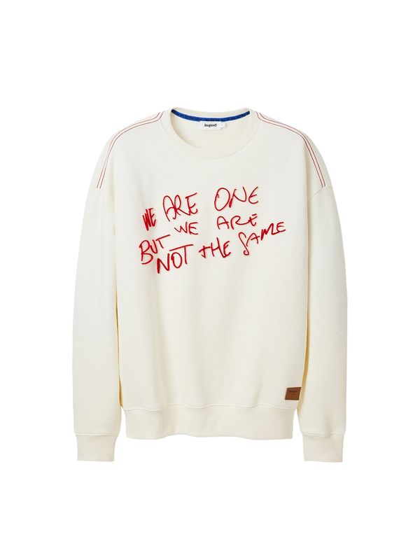 Desigual Desigual Суичър  кремаво / червено