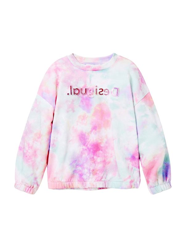 Desigual Desigual Суичър 'Mandala'  светлосиньо / светлолилаво / розово / бяло