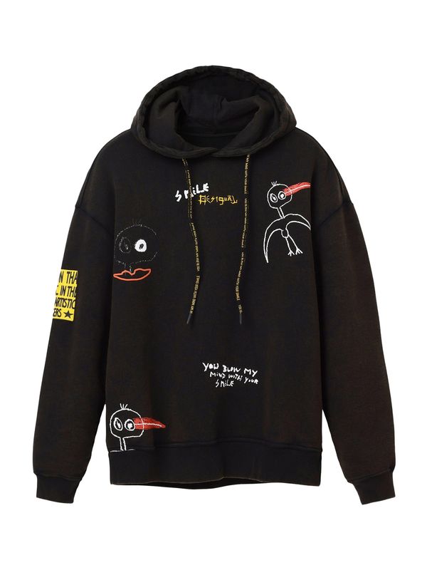 Desigual Desigual Суичъри с качулка 'Dante'  жълто / червено / черно / бяло