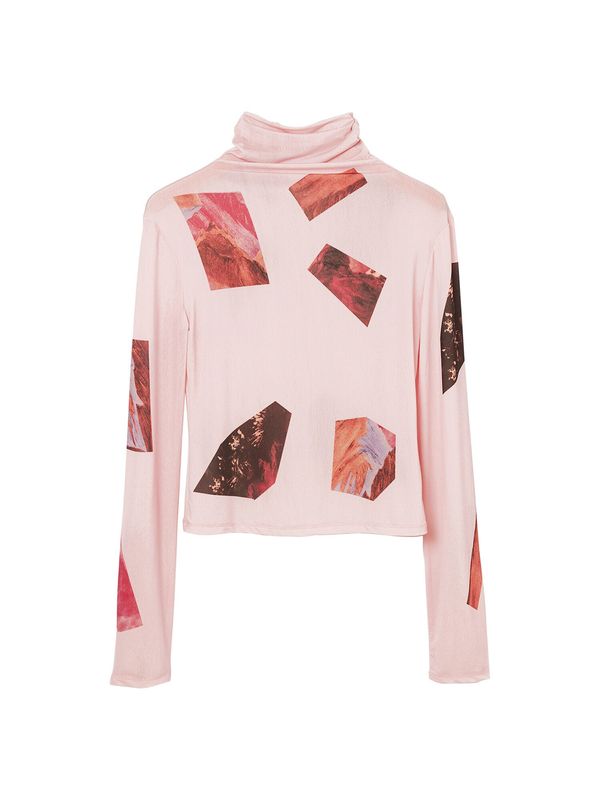 Desigual Desigual Тениска  пъстро / бледорозово