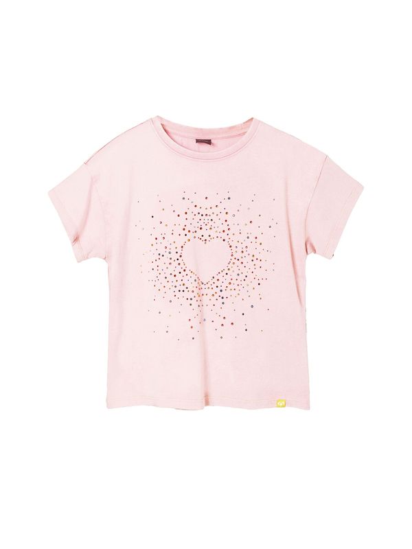 Desigual Desigual Тениска  пъстро / бледорозово