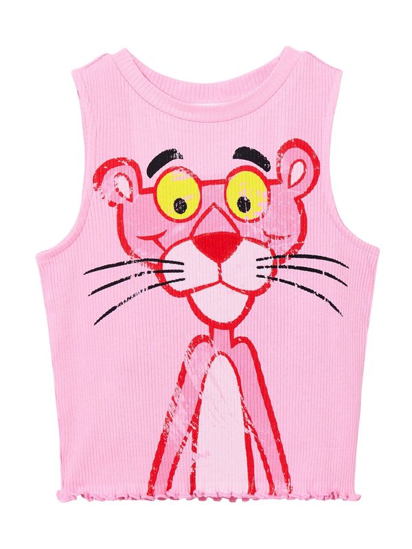 Desigual Desigual Топ  лимоненожълто / бледорозово / огнено червено / черно