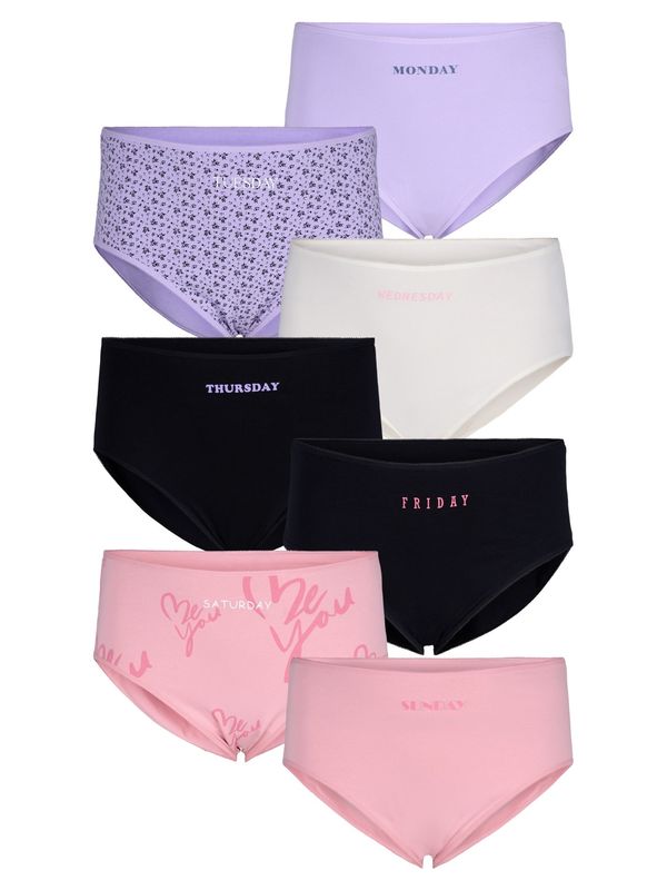 Devoted by Zizzi Devoted by Zizzi Слип 'LWEEK'  светлолилаво / бледорозово / светлорозово / черно / бяло