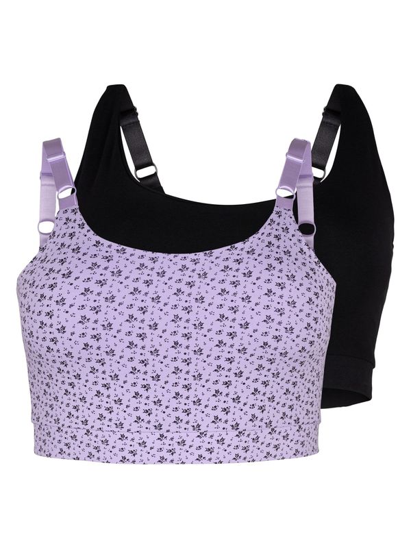 Devoted by Zizzi Devoted by Zizzi Сутиен 'LRELAX'  лилав / черно