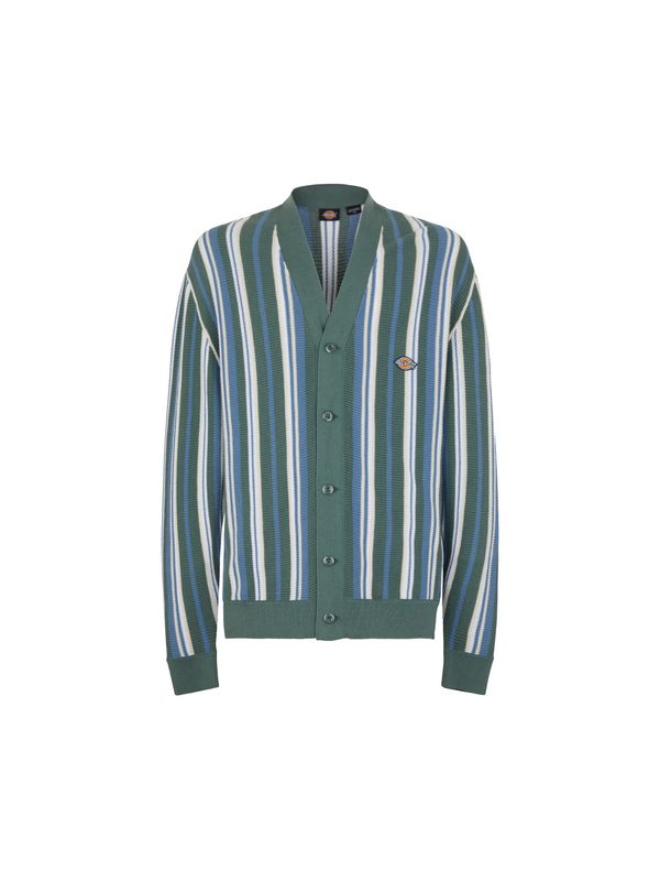 DICKIES DICKIES Плетена жилетка 'GLADE SPRING'  екрю / синьо / тъмнозелено / бяло