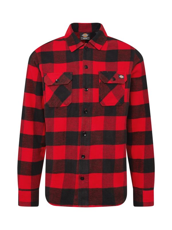 DICKIES DICKIES Риза 'Sacramento'  червено / черно