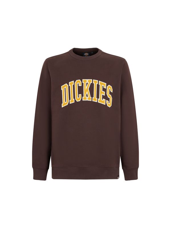 DICKIES DICKIES Суичър 'AITKIN'  кафяво / жълто / бяло