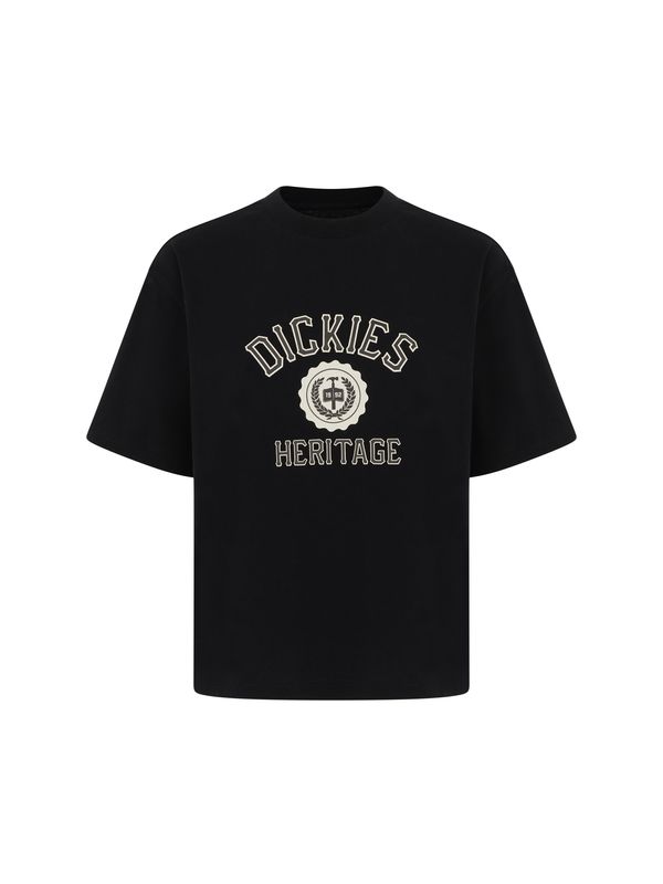 DICKIES DICKIES Тениска 'OXFORD'  кремаво / сиво / черно