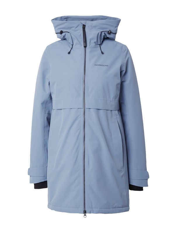 Didriksons Didriksons Външно яке 'Helle'  опушено синьо