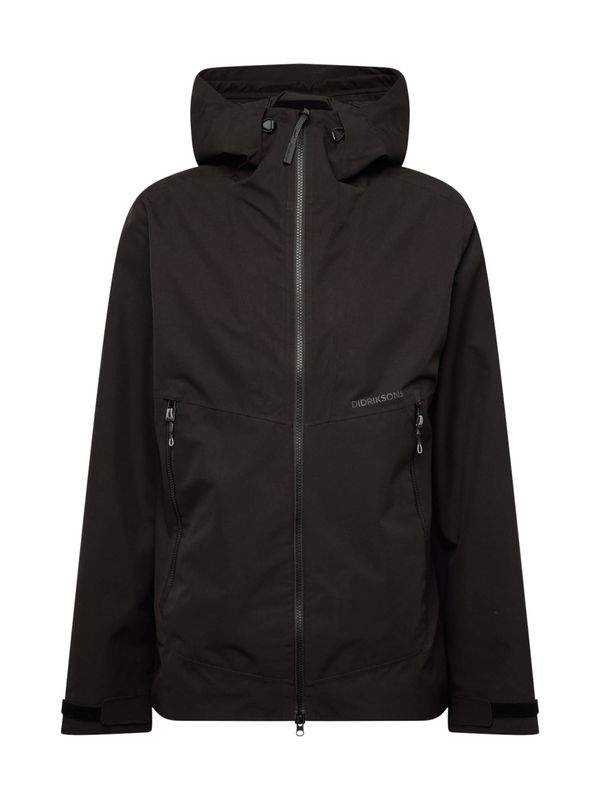 Didriksons Didriksons Яке Outdoor 'BASIL'  сиво / черно