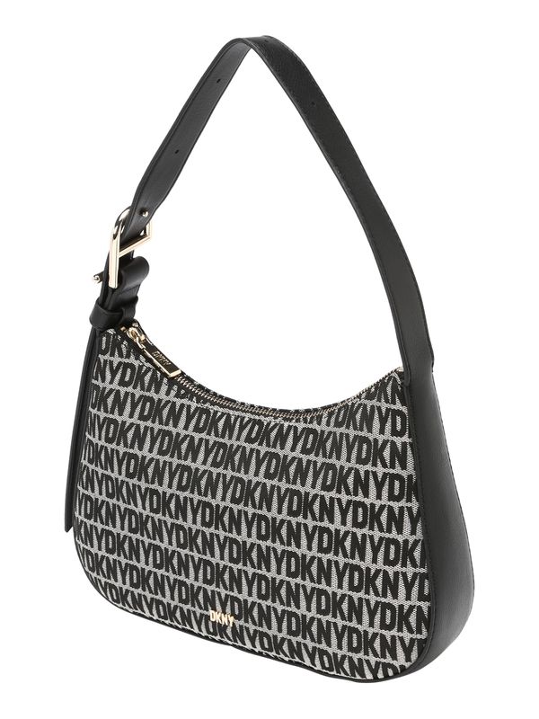 DKNY DKNY Чанта за през рамо  сиво / черно