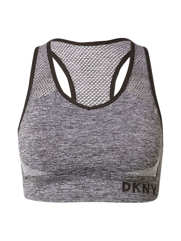 DKNY Performance DKNY Performance Спортен сутиен  сив меланж / черно