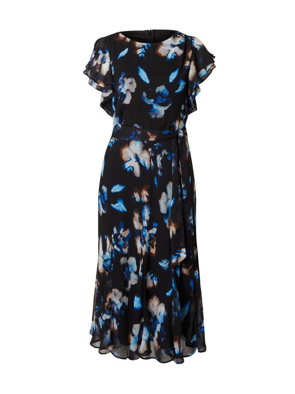 DKNY DKNY Рокля  светлобежово / лазурно синьо / кафяво / черно