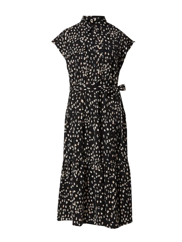 DKNY DKNY Рокля тип риза  черно / бяло