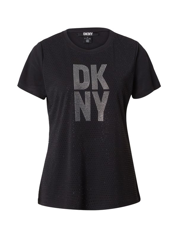 DKNY DKNY Тениска 'HERITAGE'  черно