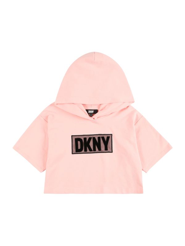 DKNY DKNY Тениска  светлорозово / черно