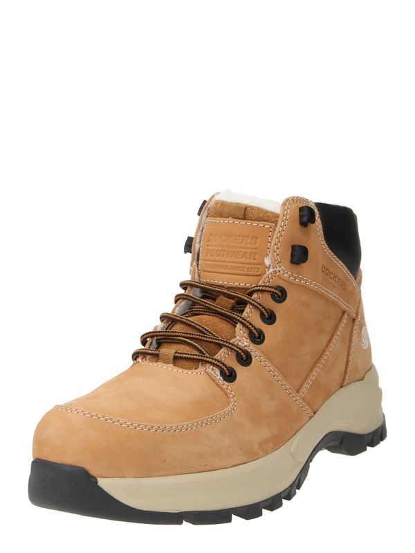 Dockers by Gerli Dockers by Gerli Боти с връзки  карамел / черно