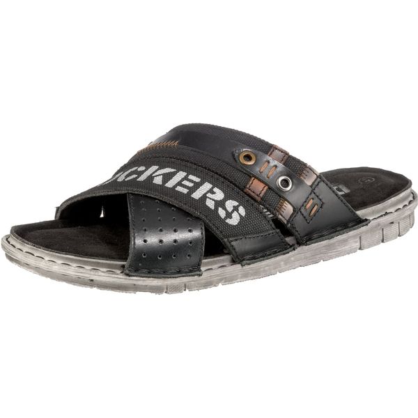 Dockers by Gerli Dockers by Gerli Чехли  кафяво / черно / бяло