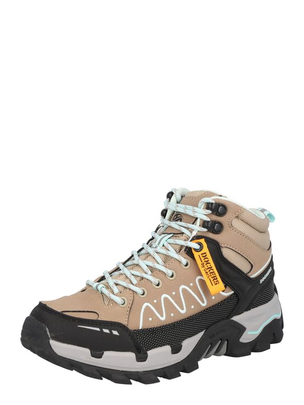 Dockers by Gerli Dockers by Gerli Ниски ботуши с връзки  бежово / мента / черно