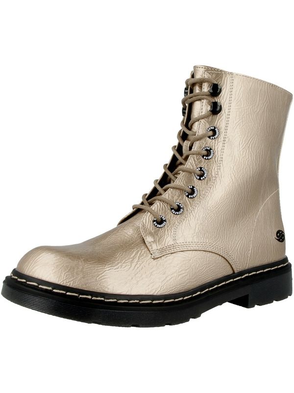 Dockers by Gerli Dockers by Gerli Ниски ботуши с връзки  злато / черно