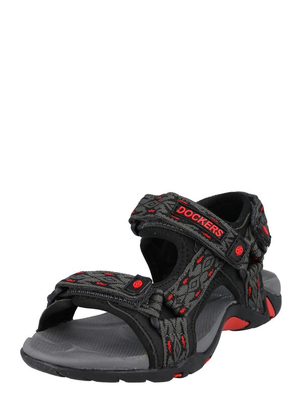 Dockers by Gerli Dockers by Gerli Отворени обувки  сиво / оранжево / черно