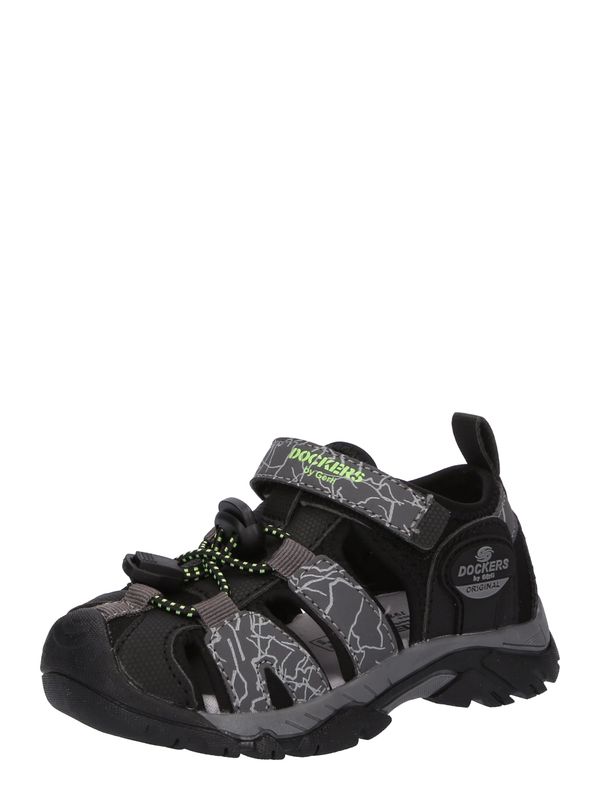 Dockers by Gerli Dockers by Gerli Отворени обувки  тъмносиво / черно