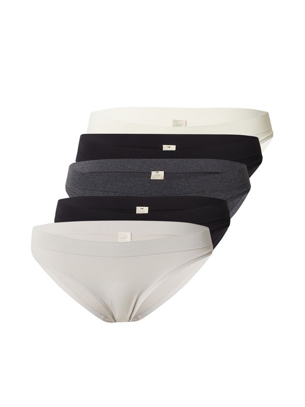 Dorina Dorina Слип  кремаво / сив меланж / черно