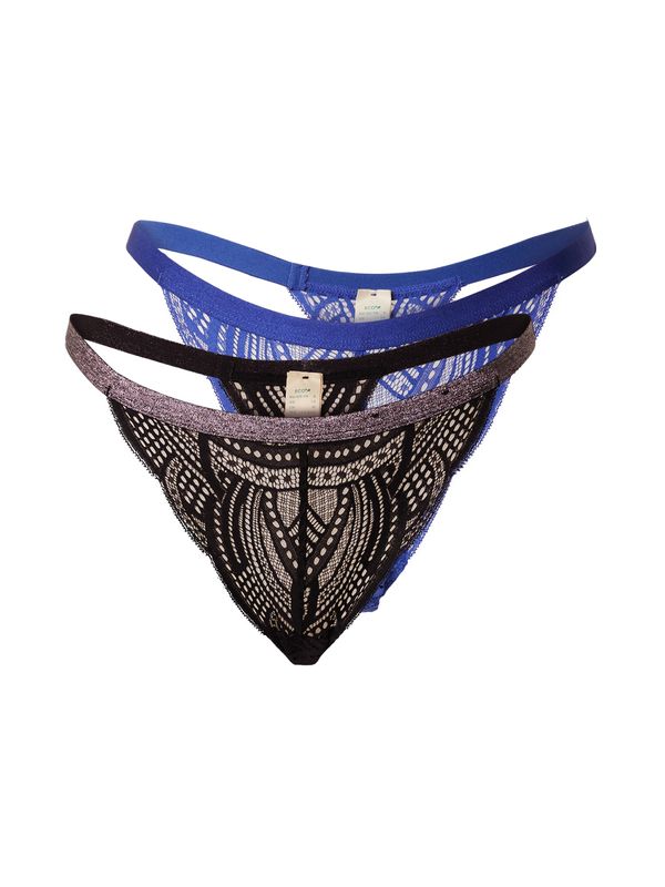 Dorina Dorina Стринг  синьо / черно