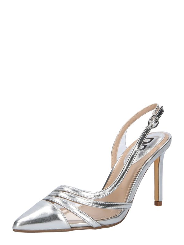 Dorothy Perkins Dorothy Perkins Дамски обувки на ток с отворена пета  сребърно / прозрачно