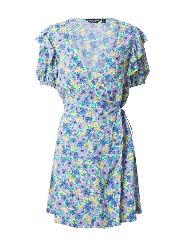 Dorothy Perkins Dorothy Perkins Рокля  опушено синьо / тъмносиньо / жълто / нефритено зелено / бяло