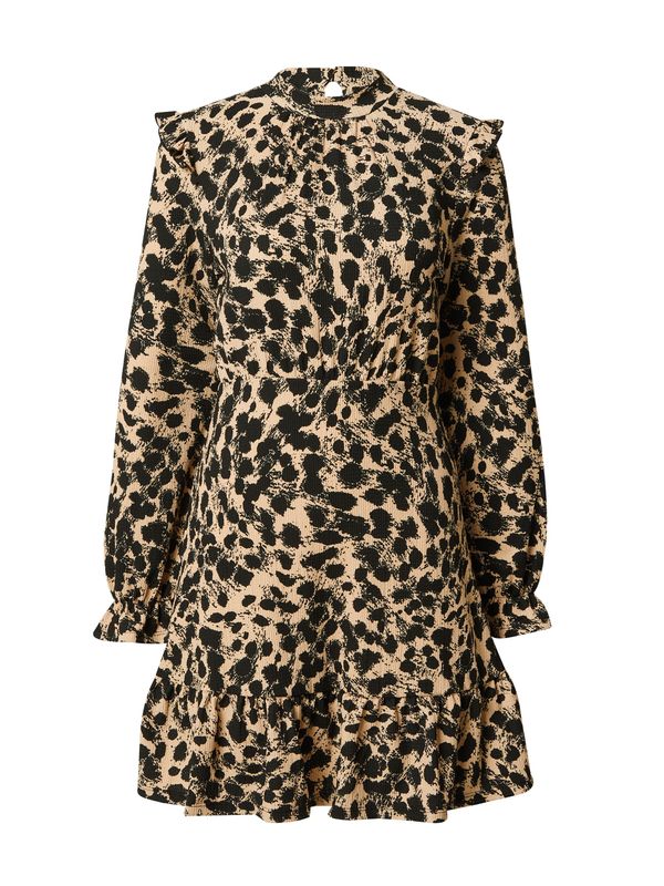 Dorothy Perkins Dorothy Perkins Рокля тип риза  бежово / черно