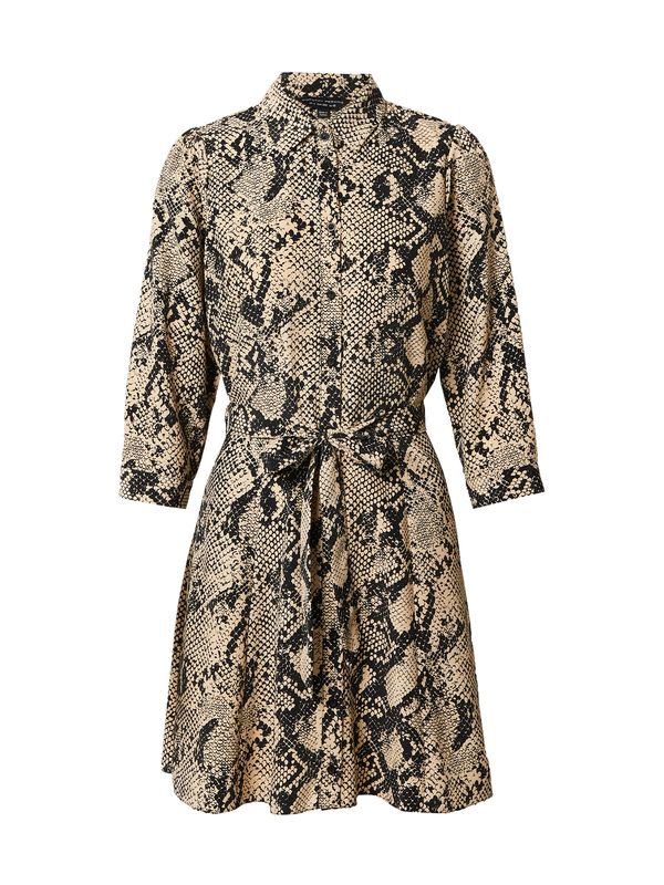Dorothy Perkins Dorothy Perkins Рокля тип риза  цвят "пясък" / черно