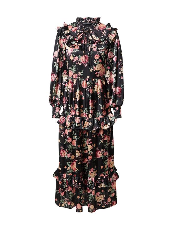 Dorothy Perkins Dorothy Perkins Рокля тип риза 'Mida'  пастелно зелено / пастелно оранжево / малина / пепел от рози / черно