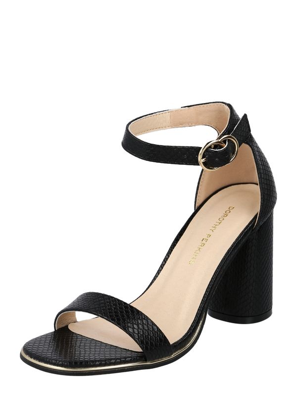 Dorothy Perkins Dorothy Perkins Сандали с каишка  злато / черно