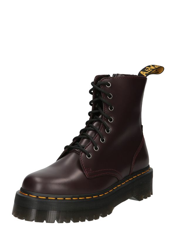 Dr. Martens Dr. Martens Боти с връзки 'Jadon'  жълто / бургундово червено / черно