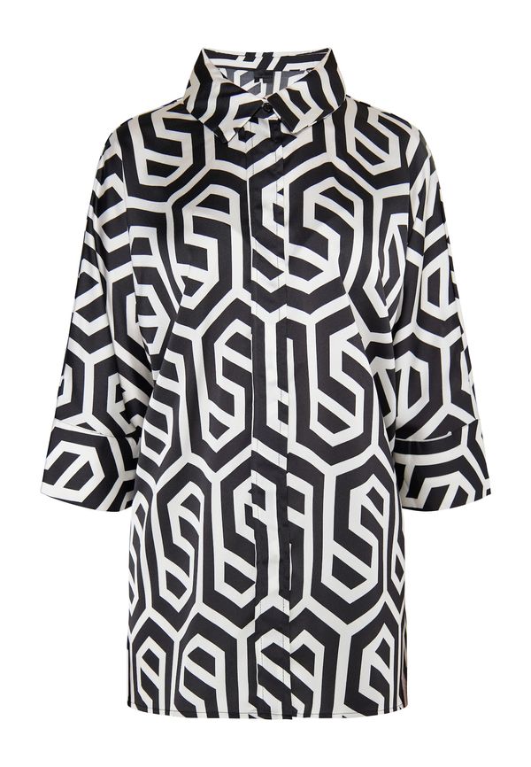 DreiMaster Klassik DreiMaster Klassik Блуза  черно / бяло