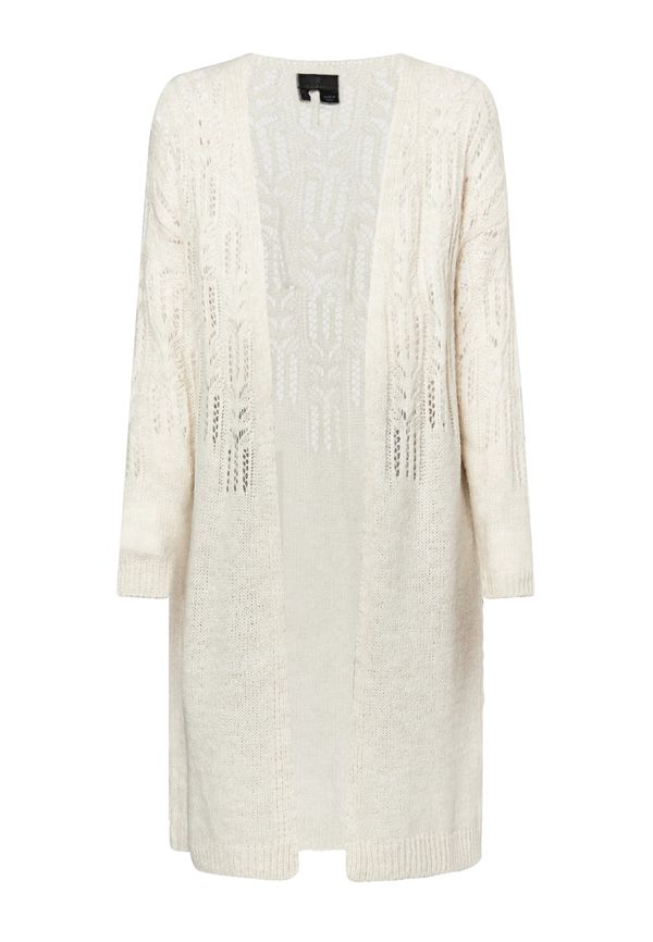 DreiMaster Klassik DreiMaster Klassik Плетена жилетка  бял памук