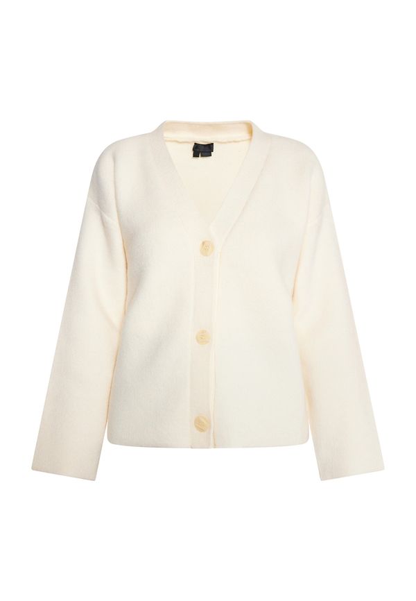 DreiMaster Klassik DreiMaster Klassik Плетена жилетка 'Casnagie'  бял памук