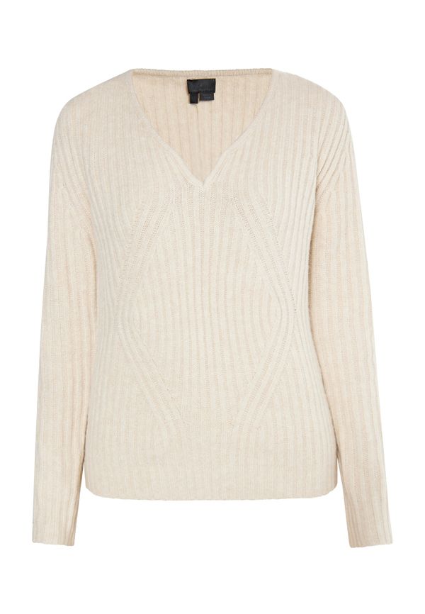 DreiMaster Klassik DreiMaster Klassik Пуловер 'Ledkin'  светлобежово