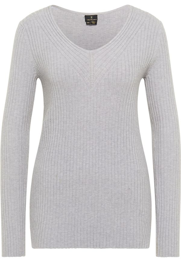 DreiMaster Klassik DreiMaster Klassik Пуловер  сив меланж