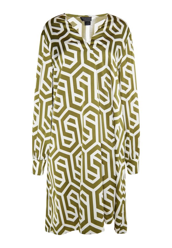 DreiMaster Klassik DreiMaster Klassik Рокля 'Casnagie'  маслина / бял памук