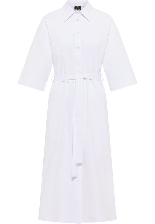 DreiMaster Klassik DreiMaster Klassik Рокля тип риза  бяло
