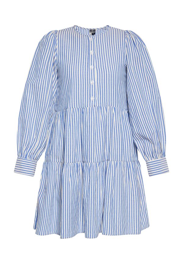DreiMaster Maritim DreiMaster Maritim Лятна рокля  синьо / бял памук