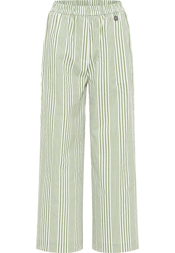 DreiMaster Maritim DreiMaster Maritim Панталон 'Maritim'  ябълка / бяло