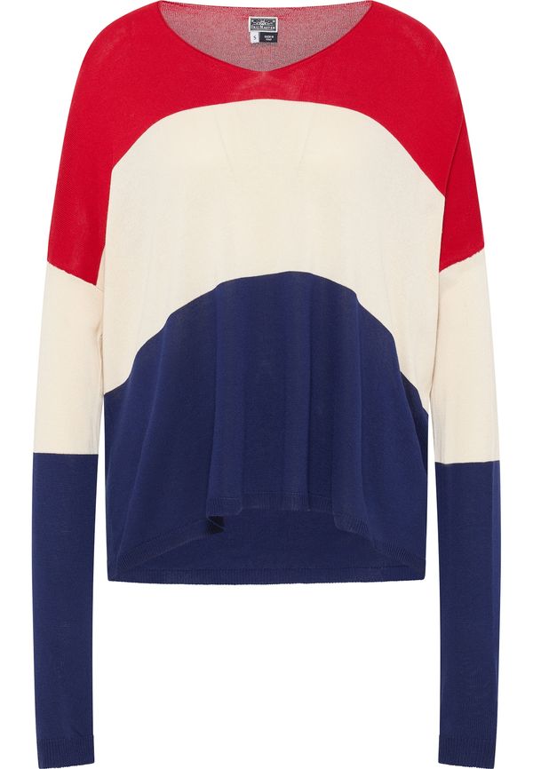 DreiMaster Maritim DreiMaster Maritim Пуловер  кремаво / нейви синьо / червено